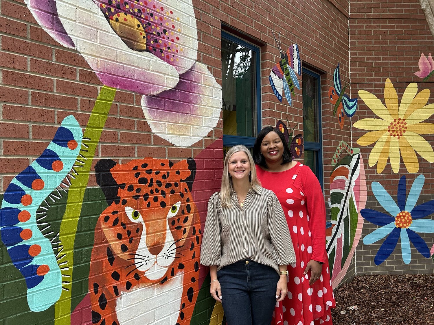 New mural creates a fun space for reading at a Madison elementary school