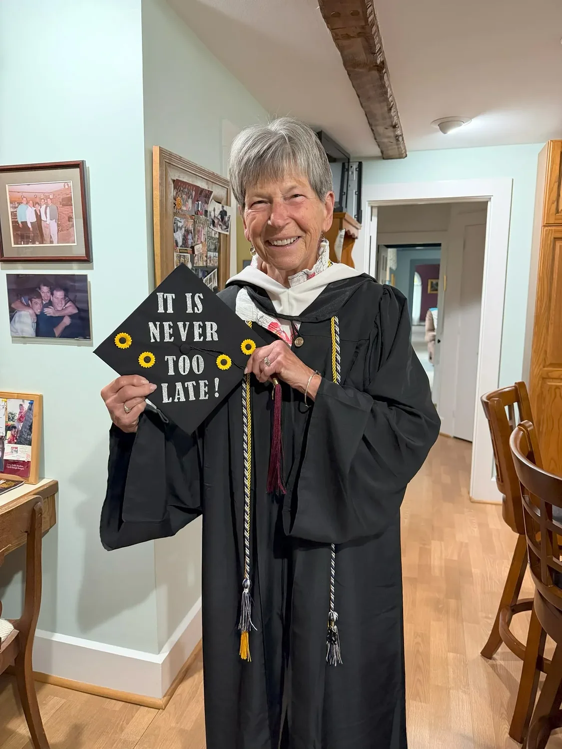 Cyndy Burgess proves age is just a number with college graduation at 81