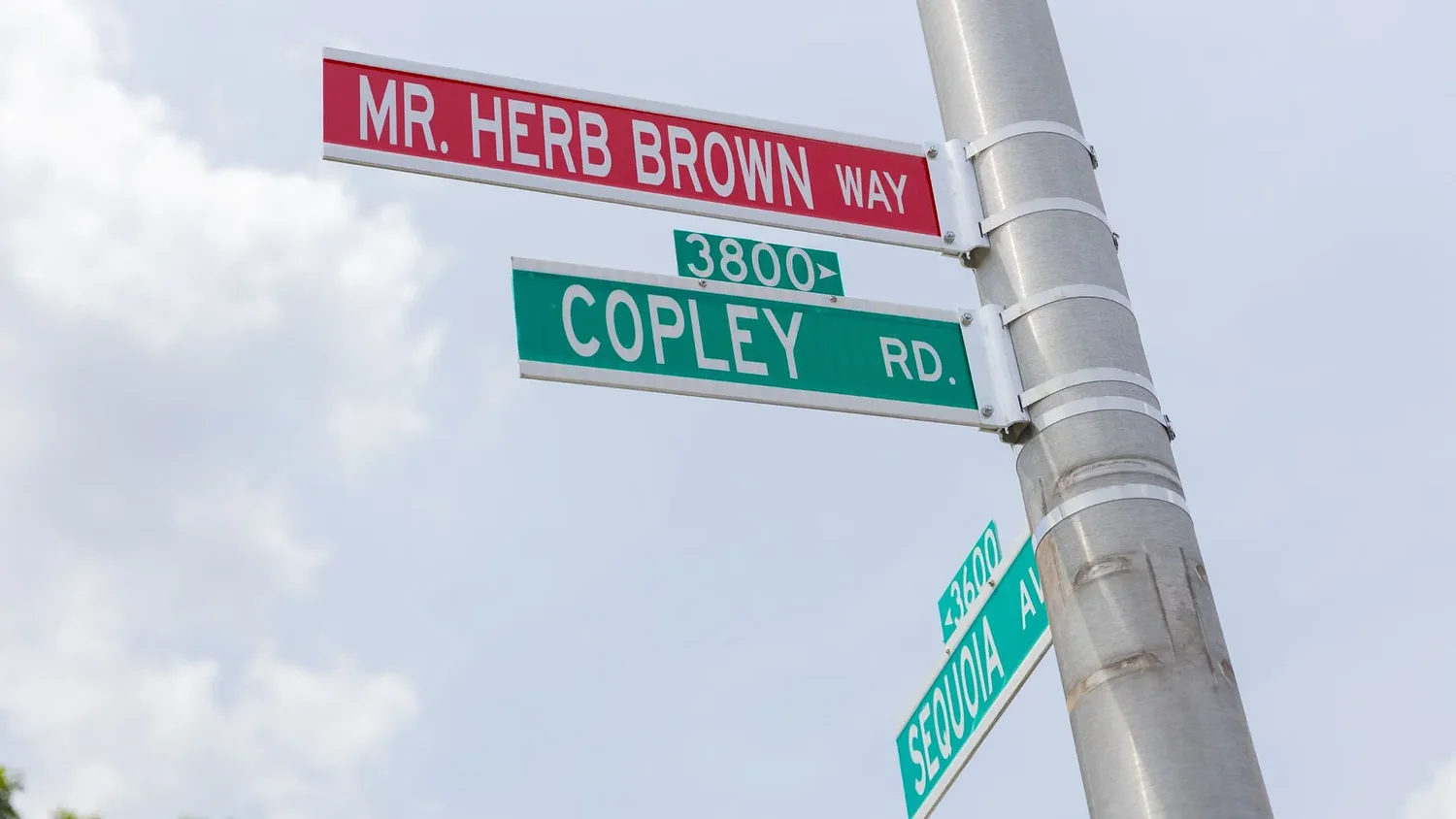 Ashburton community honors 100-year-old civic leader with “Mr. Herb Brown Way” street unveiling