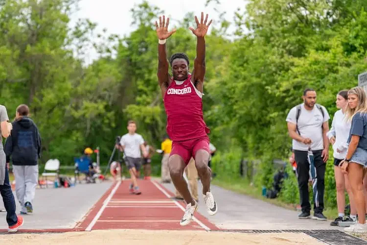 Saysaw's record-breaking leap highlights NHIAA Meet of Champions
