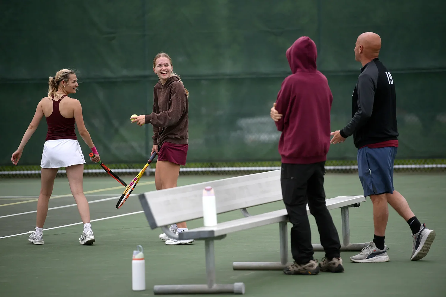 Lebanon girls win playoff tennis match against Profile