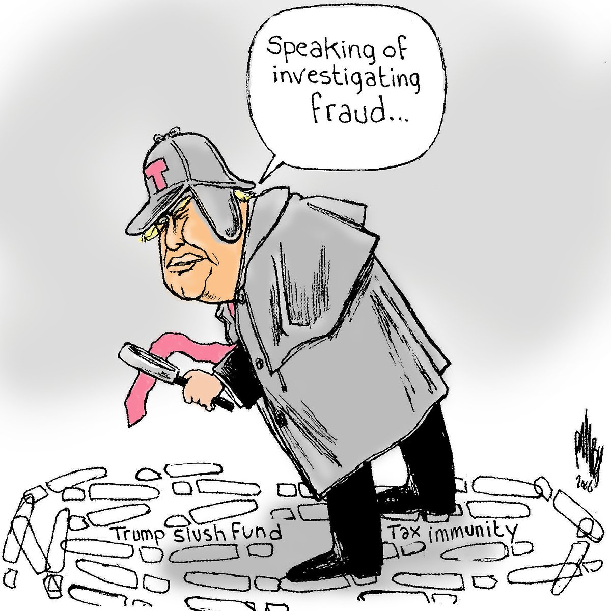 Trump footprints