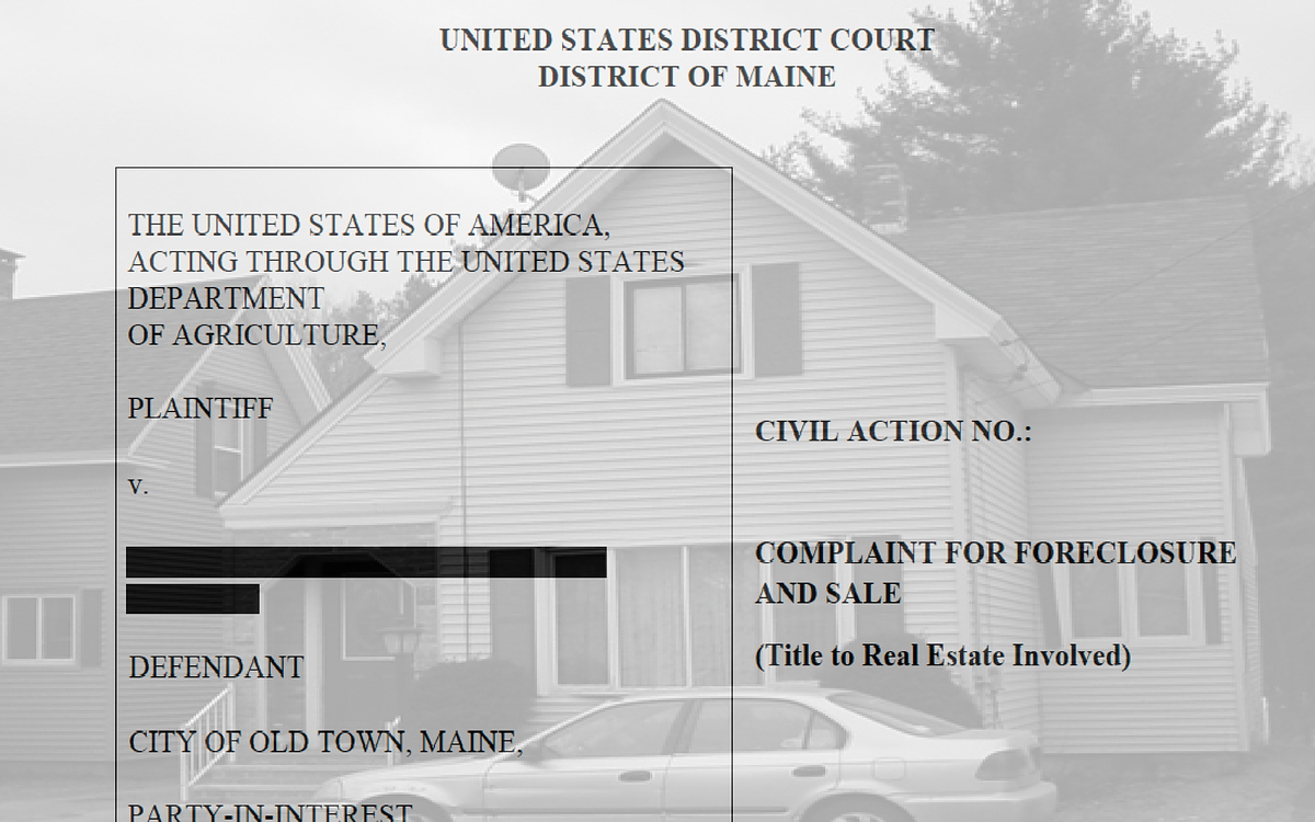 USDA targets Maine homeowners with new wave of foreclosure filings