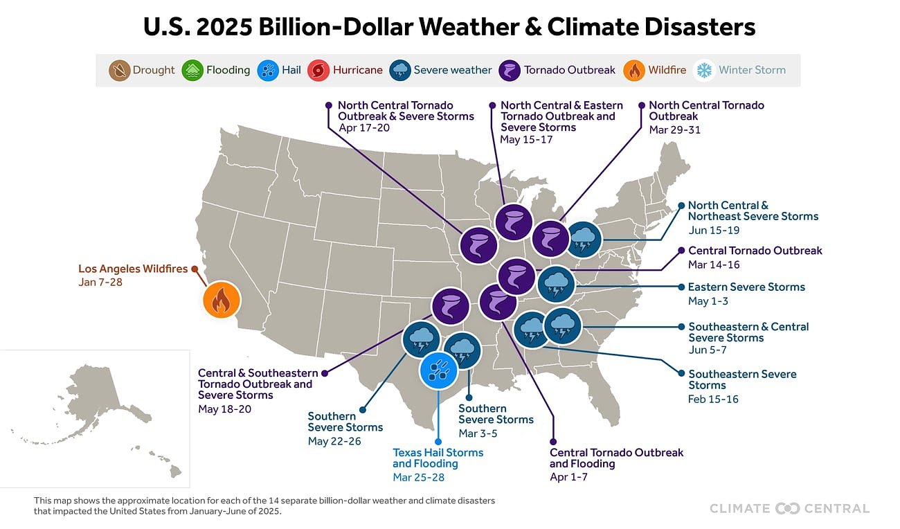 A tool tracking billion-dollar disasters is active again after being retired by Trump administration 