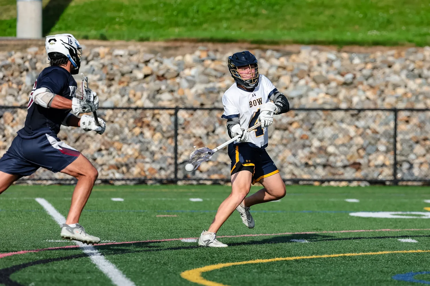 Bow edges Plymouth 8-5 in Division III boys' lacrosse semifinal