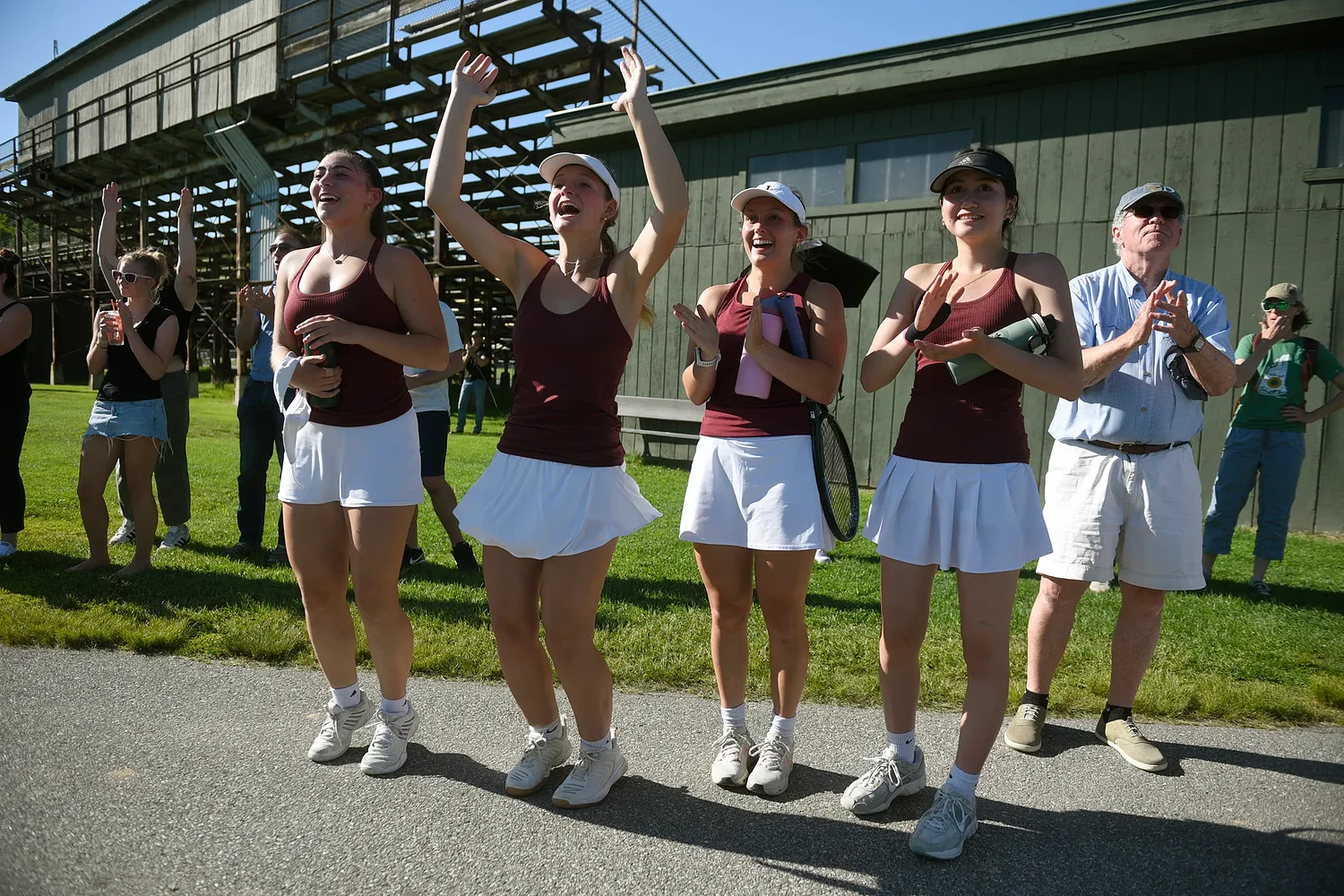 Doubles win seals second consecutive title for Lebanon girls tennis