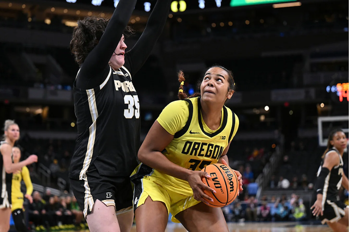Etute powers Oregon past Purdue 82-64 in the first round of the Big Ten tournament