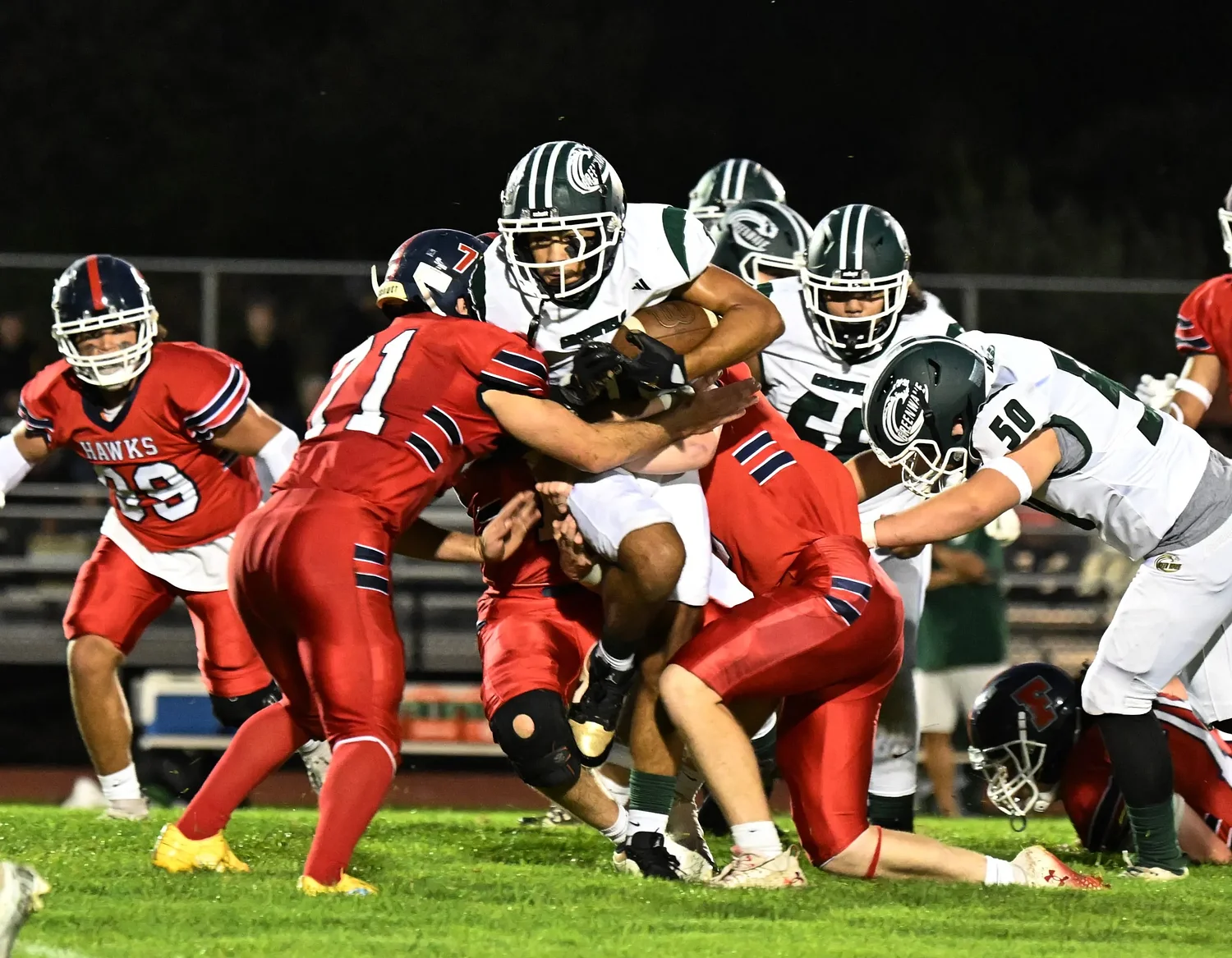 H.S. Football: Frontier’s Brady Poreda scores twice in rout of Greenfield