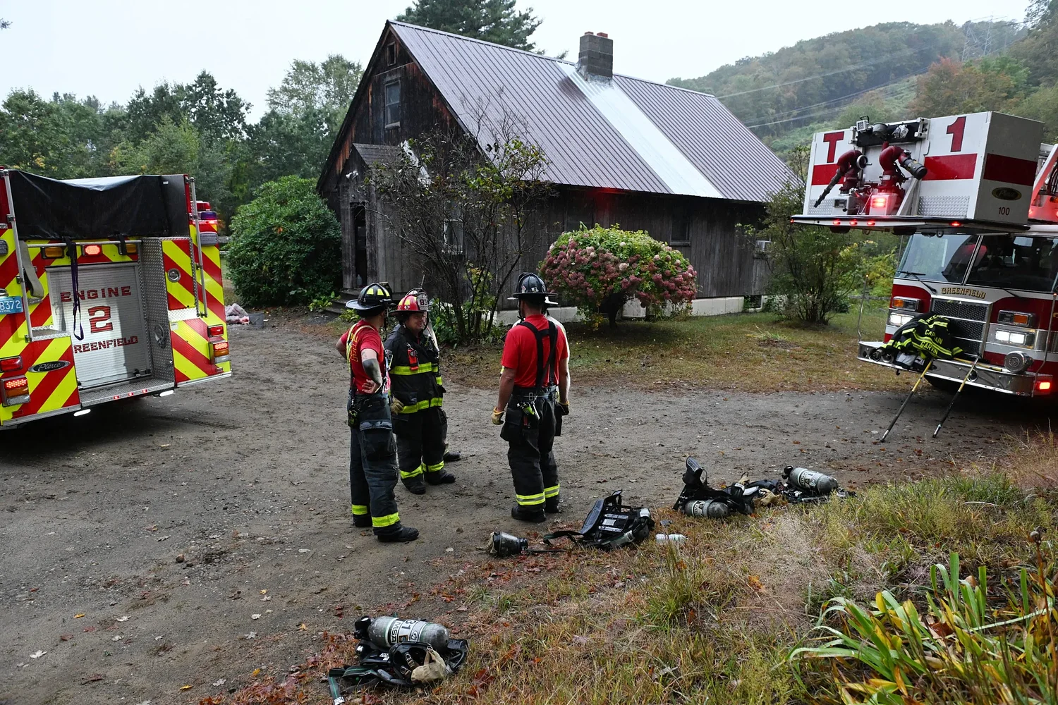 Attic fire quickly extinguished on Green River Road in Greenfield