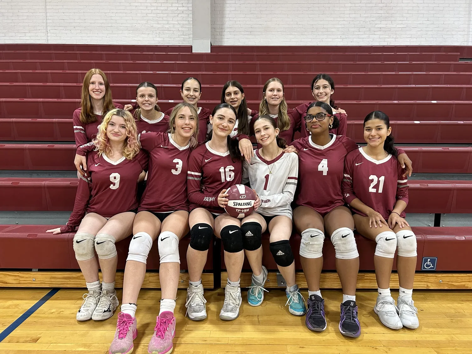 Amherst JV girls volleyball team ends season undefeated