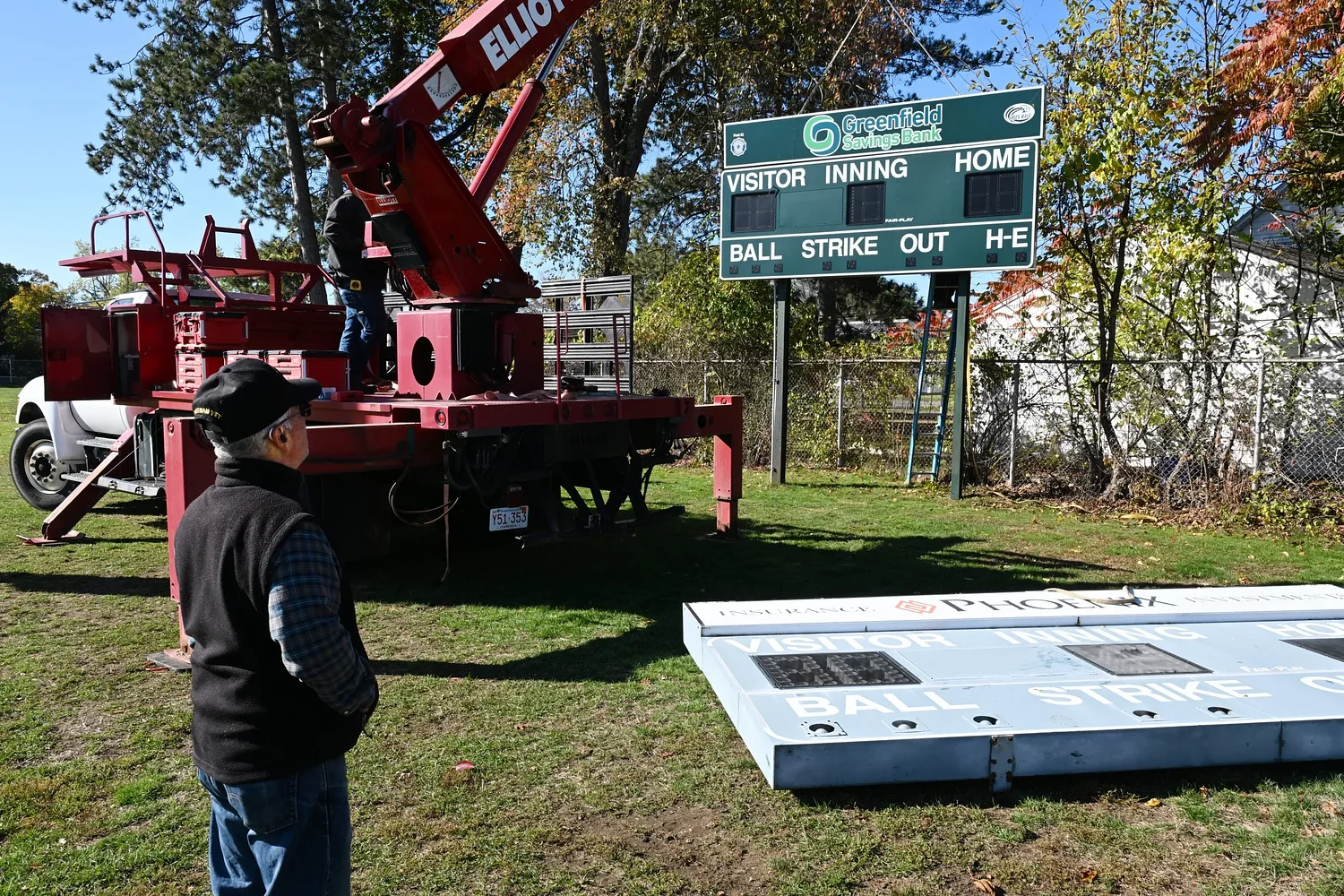 PHOTO: Sprucing up Veterans Field