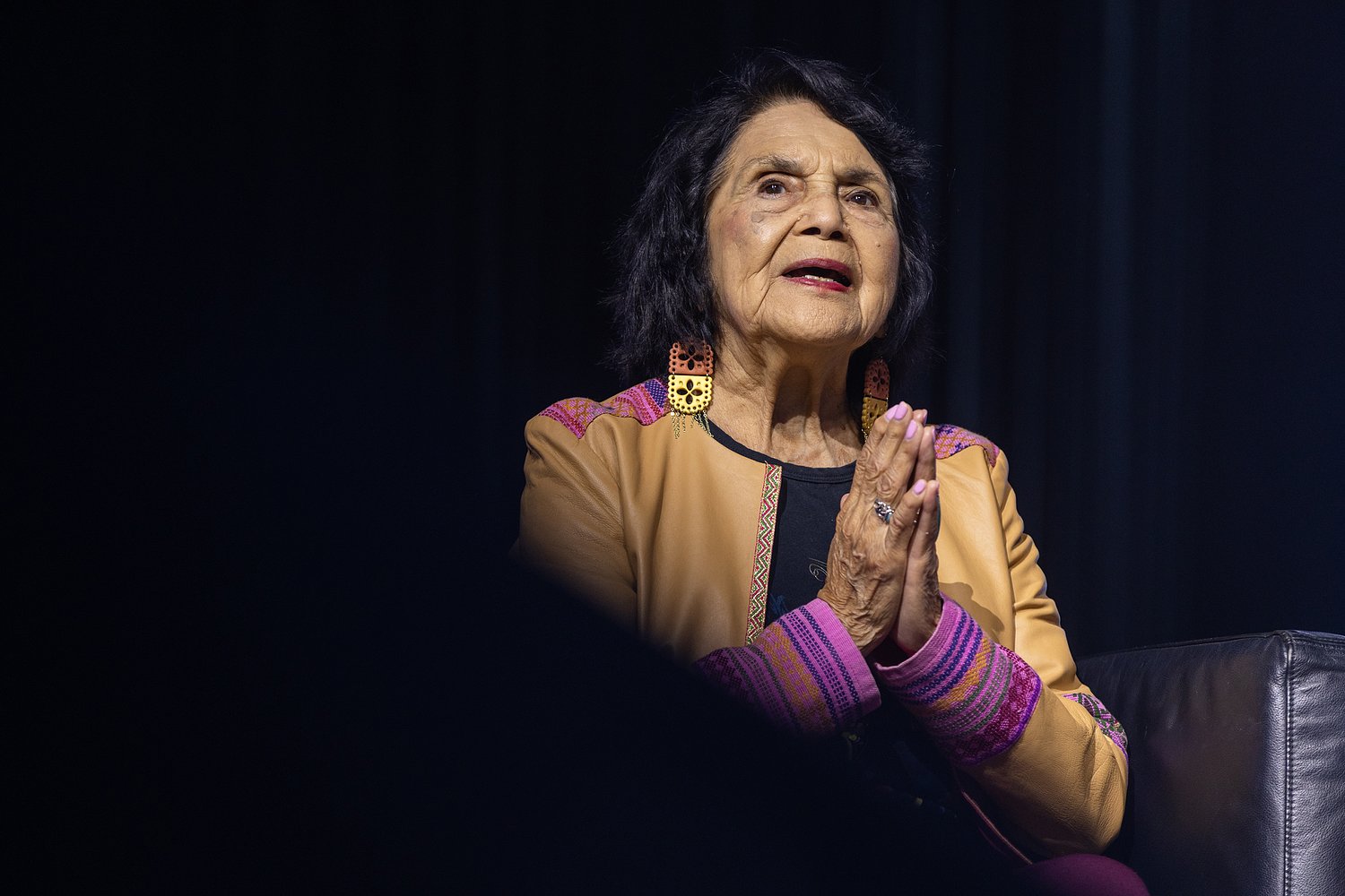 Dolores Huerta tells Texas Democrats to organize and “save democracy” in surprise convention appearance