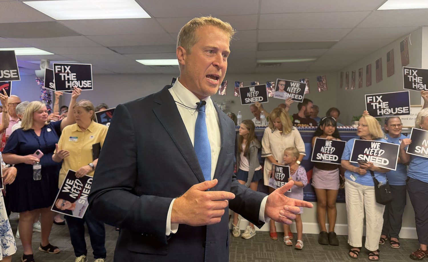 ‘We are going to win:’ New Democratic nominee Andrew Sneed on showdown with GOP Rep. Dale Strong