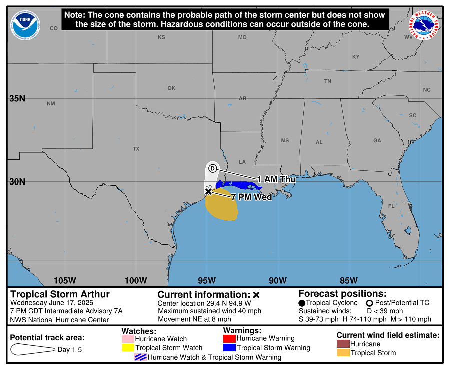 Tropical Storm Arthur forms in the Gulf: Is it a threat to Alabama?