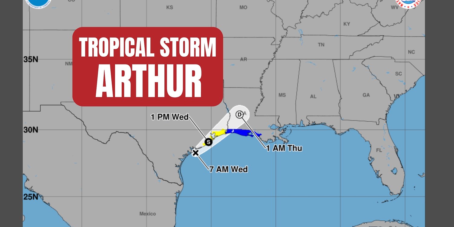 Tropical Storm Arthur, 1st named storm of 2026 hurricane season, forms near Gulf Coast