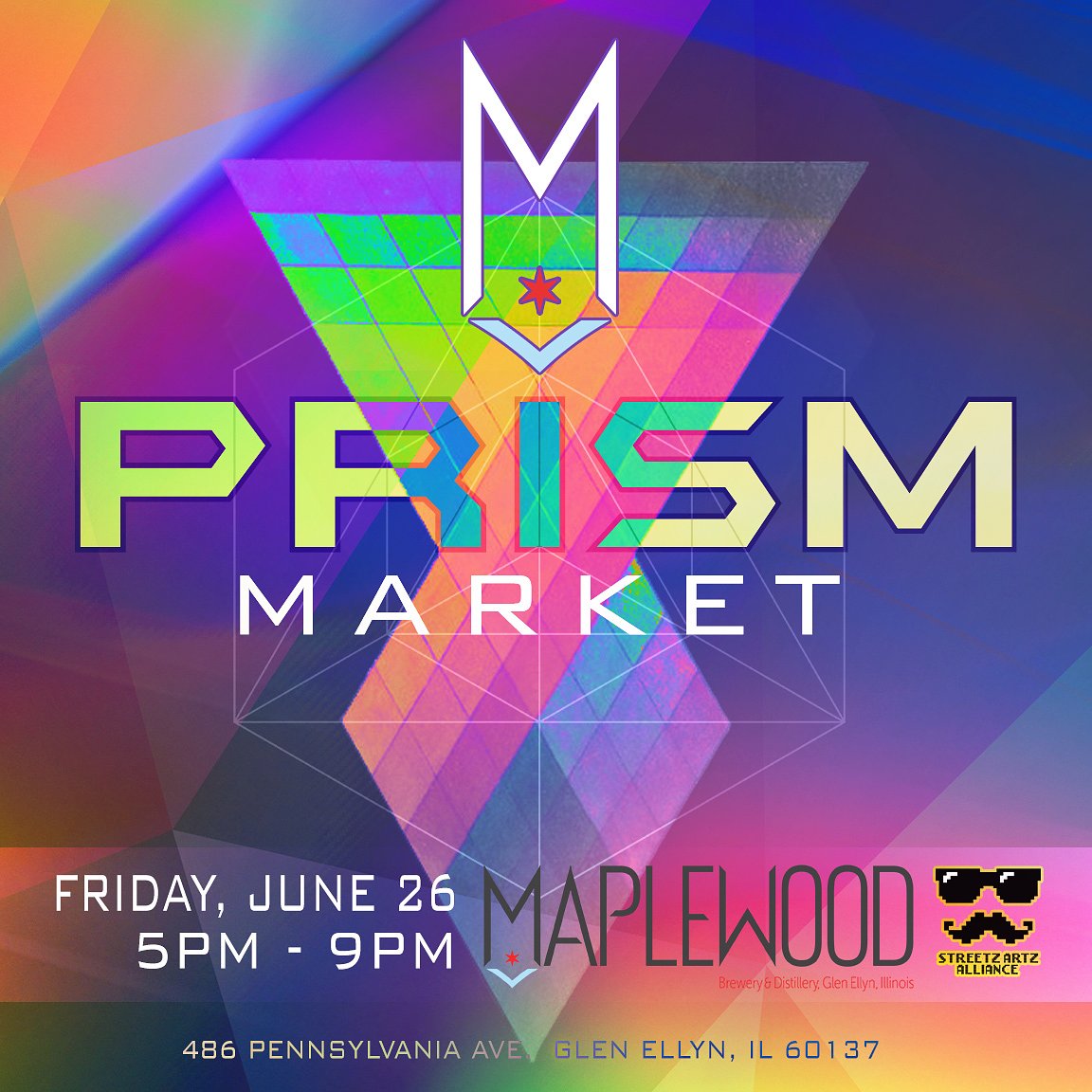 Street Artz Alliance to hold inaugural Prism Market at Maplewood Public House in Glen Ellyn