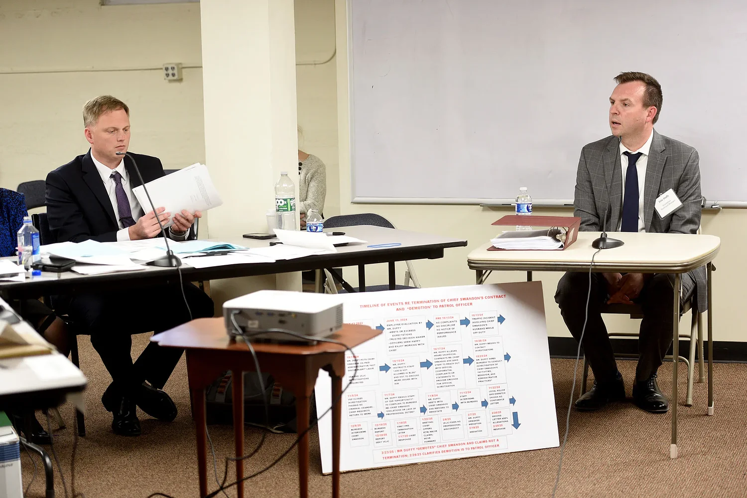 Woodstock Village Trustees to hold second hearing on police chief's demotion