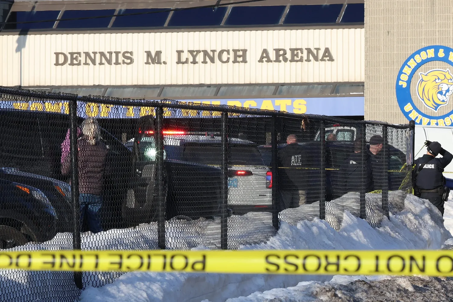 Police credit a good Samaritan for ending a deadly shooting at a Rhode Island ice rink