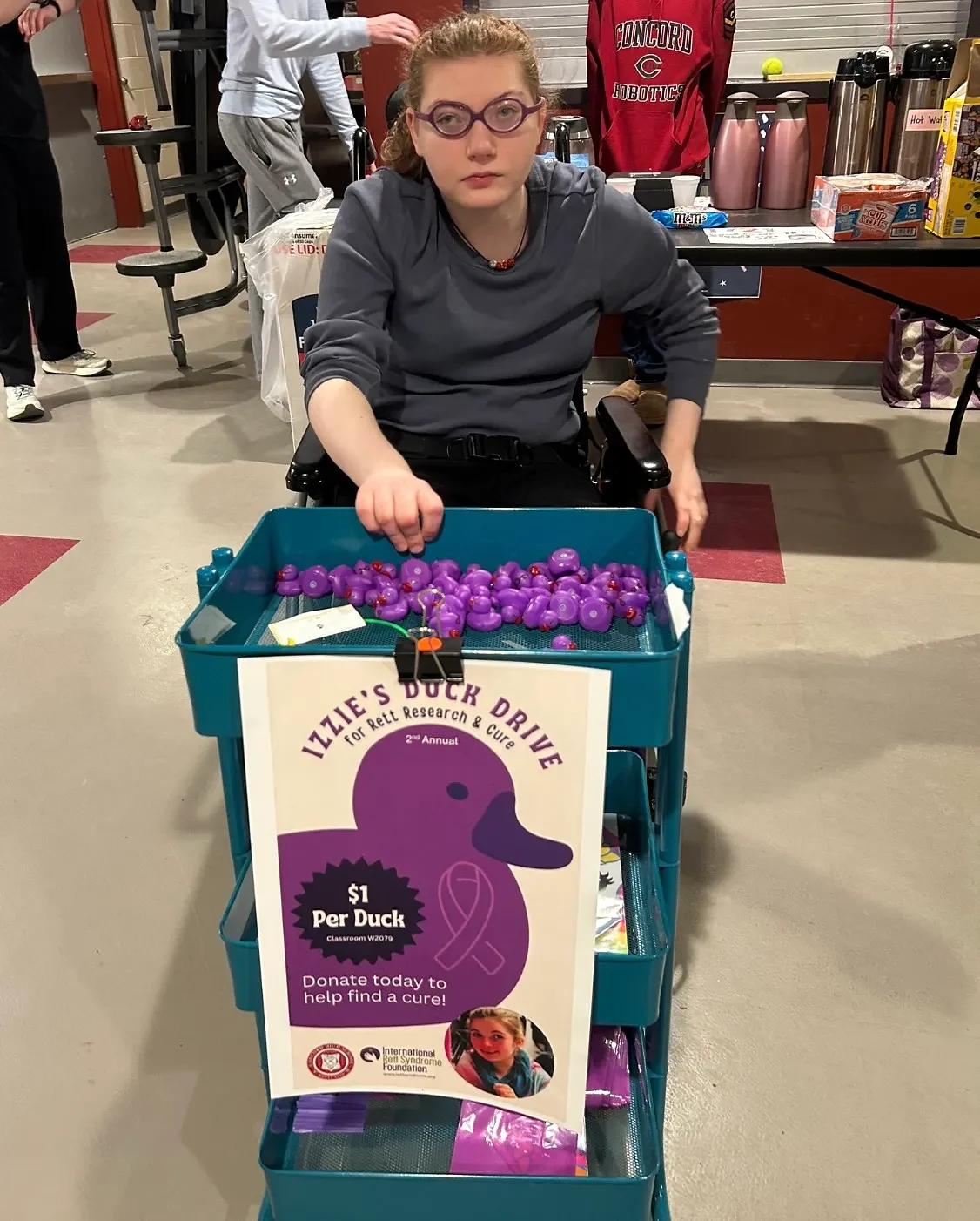 Concord High student corners the duck-selling market in quest for rare disorder's cure
