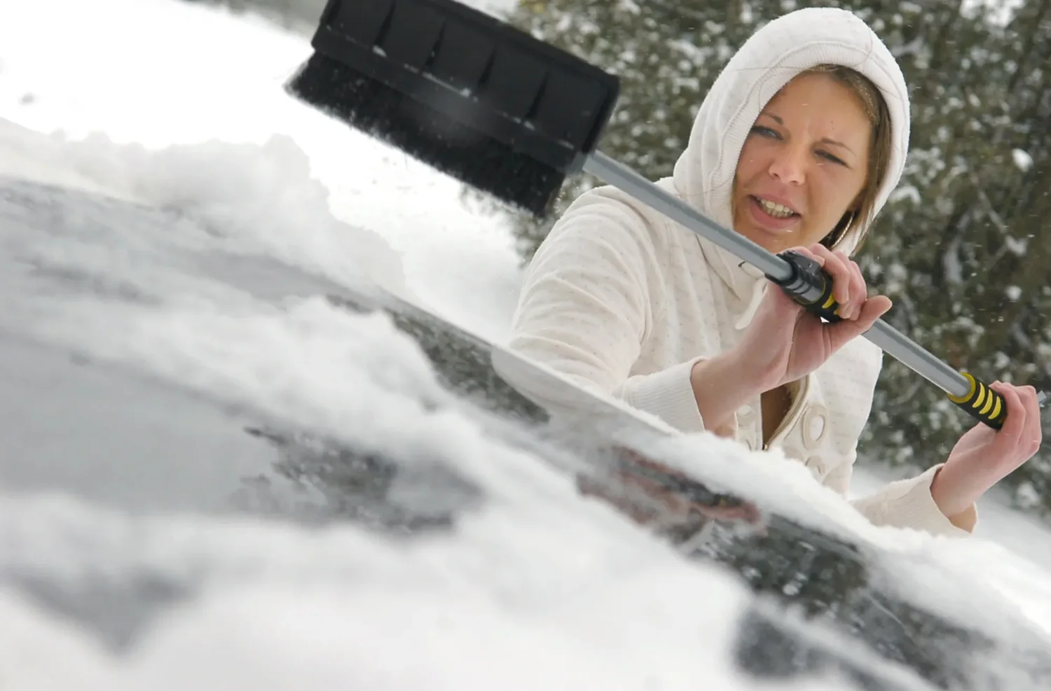 You're probably clearing ice and snow off your windshield wrong