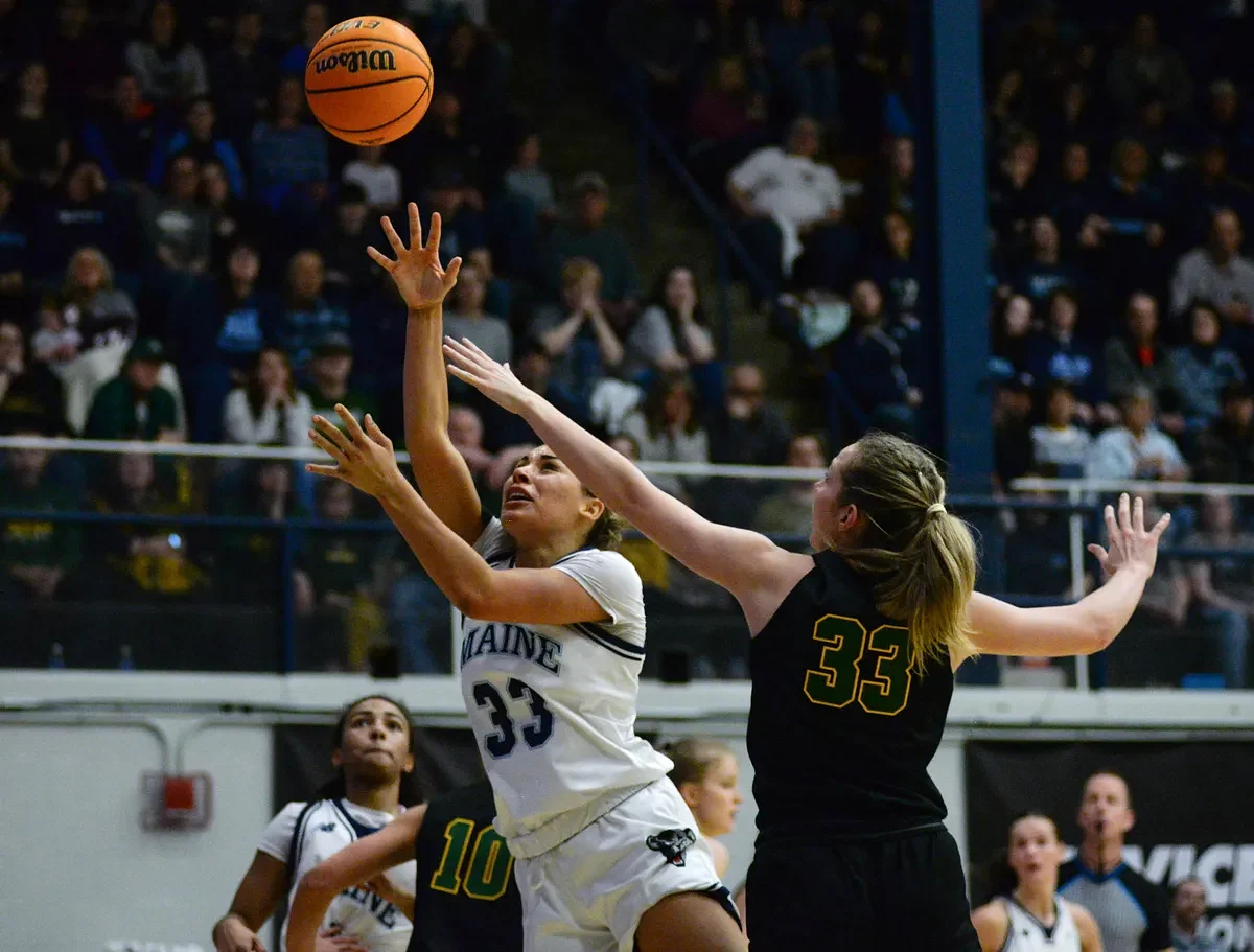 Watch the buzzer beater that gave UMaine women stunning win over Harvard