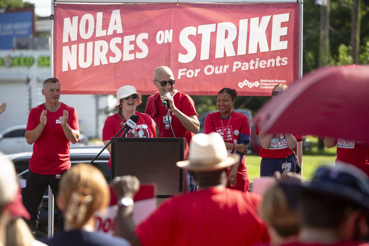UMC nurses hold two-day strike in support of recently fired colleague