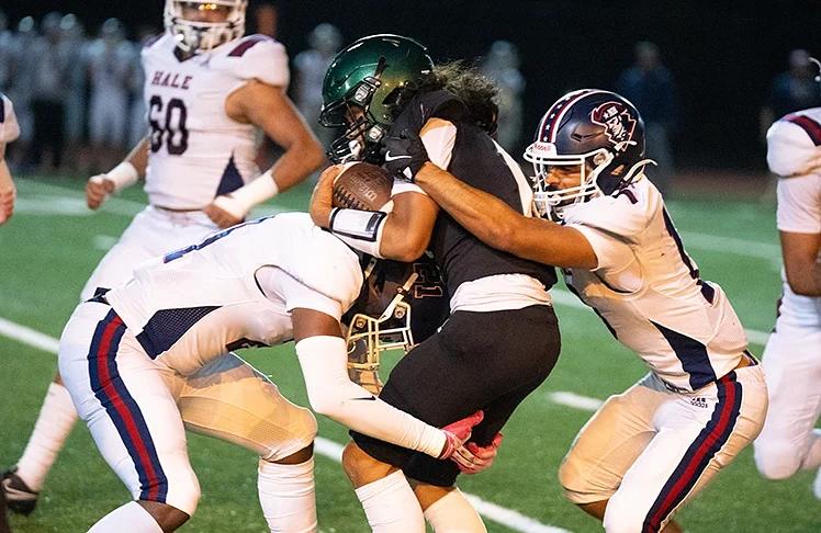 Franklin Defeats Nathan Hale 12-10