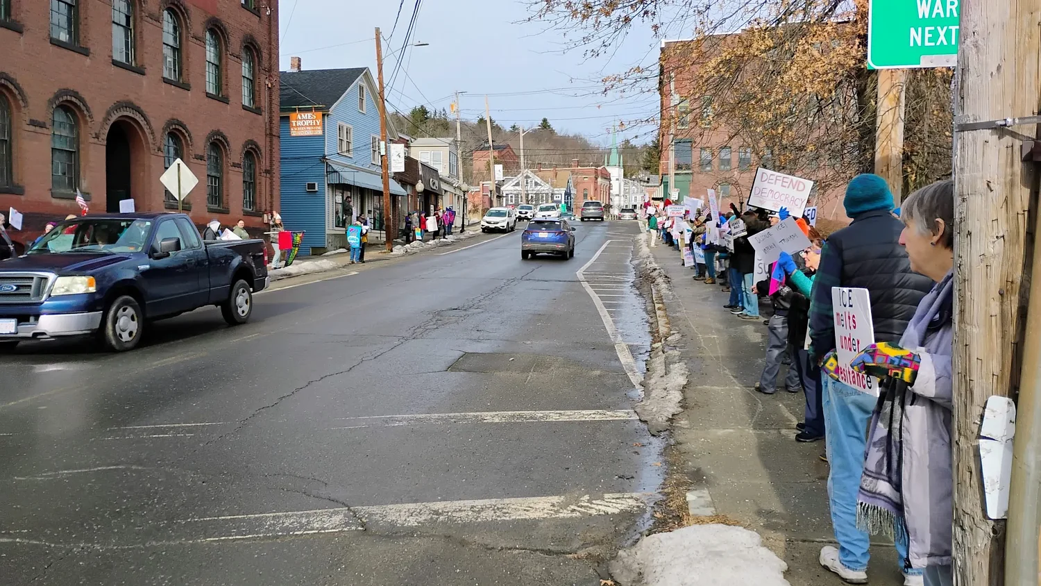 Protesters in Orange 'demand accountability' following Renee Good shooting