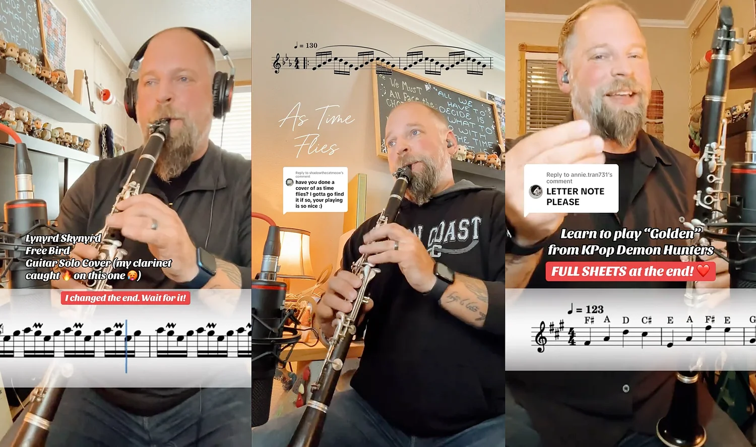 Playing his ‘clarinet outta context,’ UO alum builds TikTok following