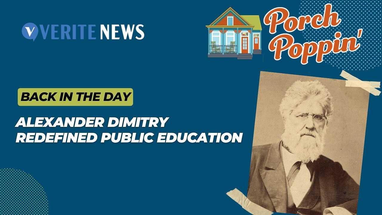 Porch Poppin’: Alexander Dimitry redefined public education