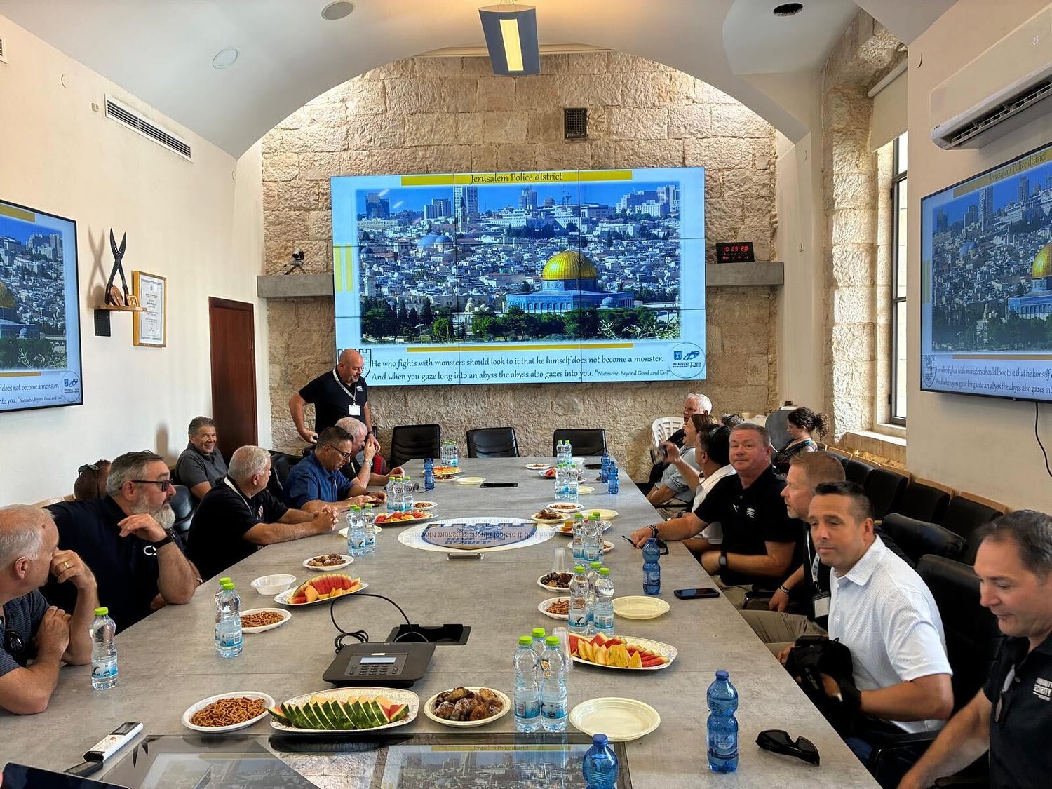 New York police chiefs visit Israel for counterterrorism, antisemitism training 
