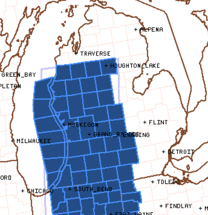 Severe Thunderstorm Watch covers 31 Michigan counties until 11 p.m.