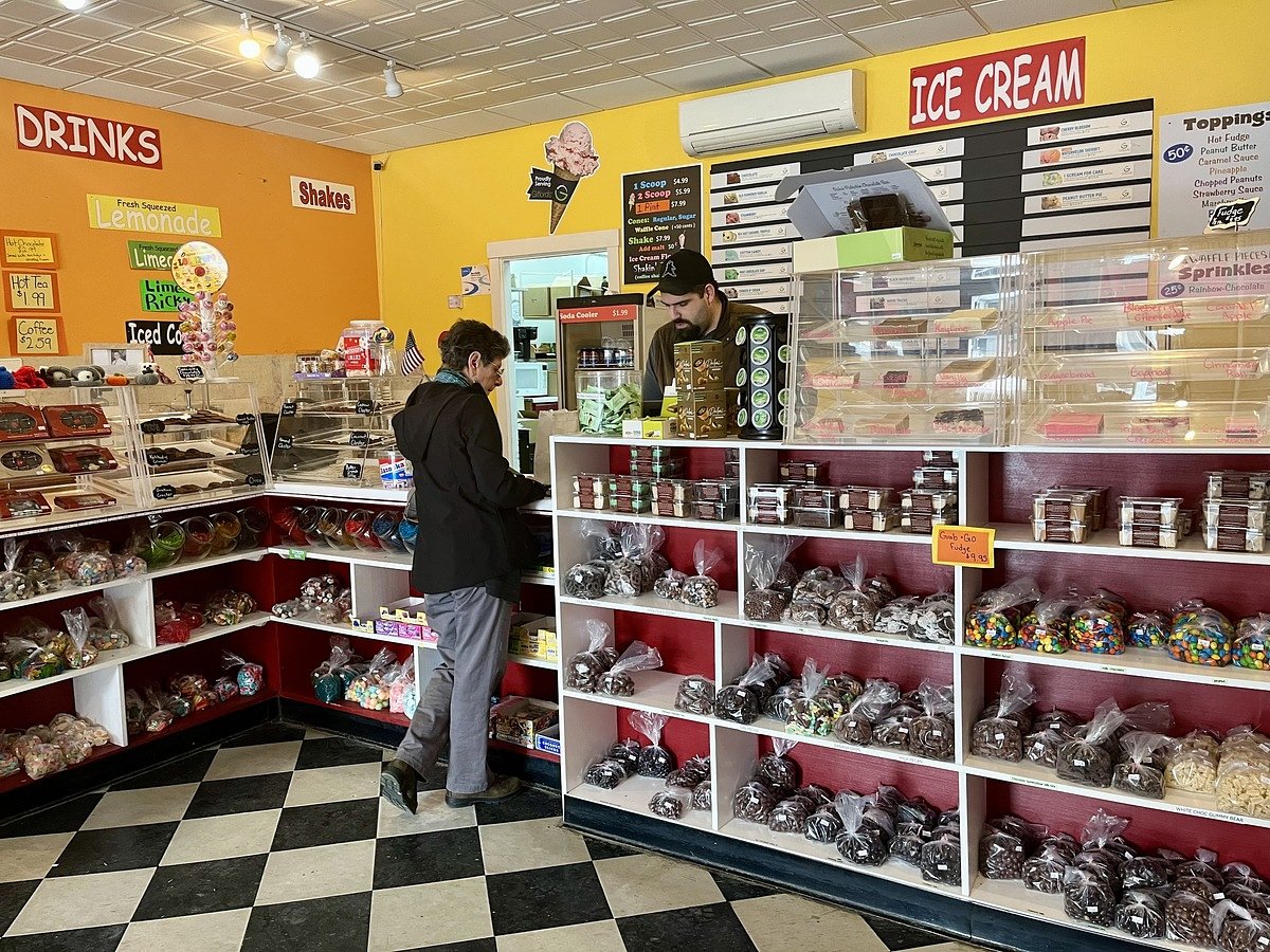 Downtown Belfast candy shop is for sale