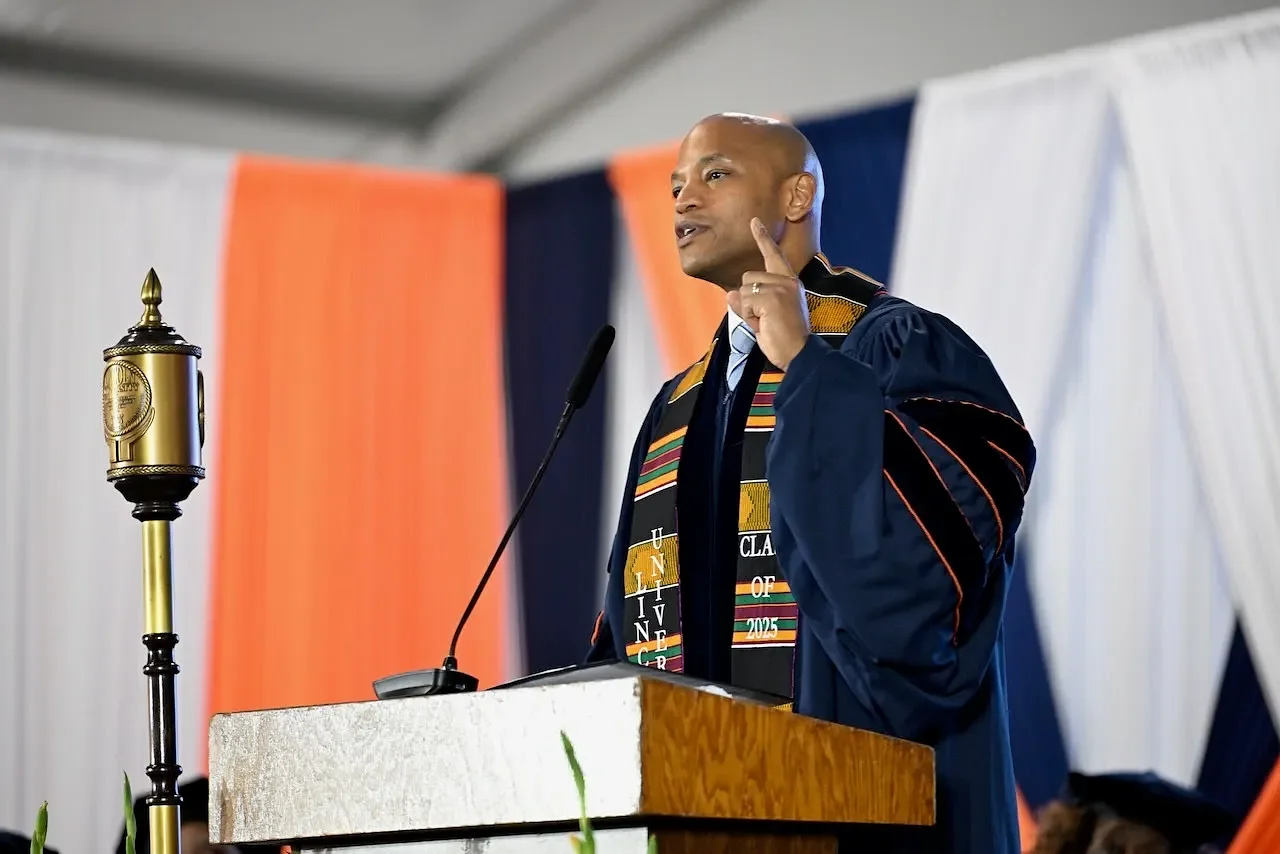 Governor Moore delivers commencement address at Lincoln University