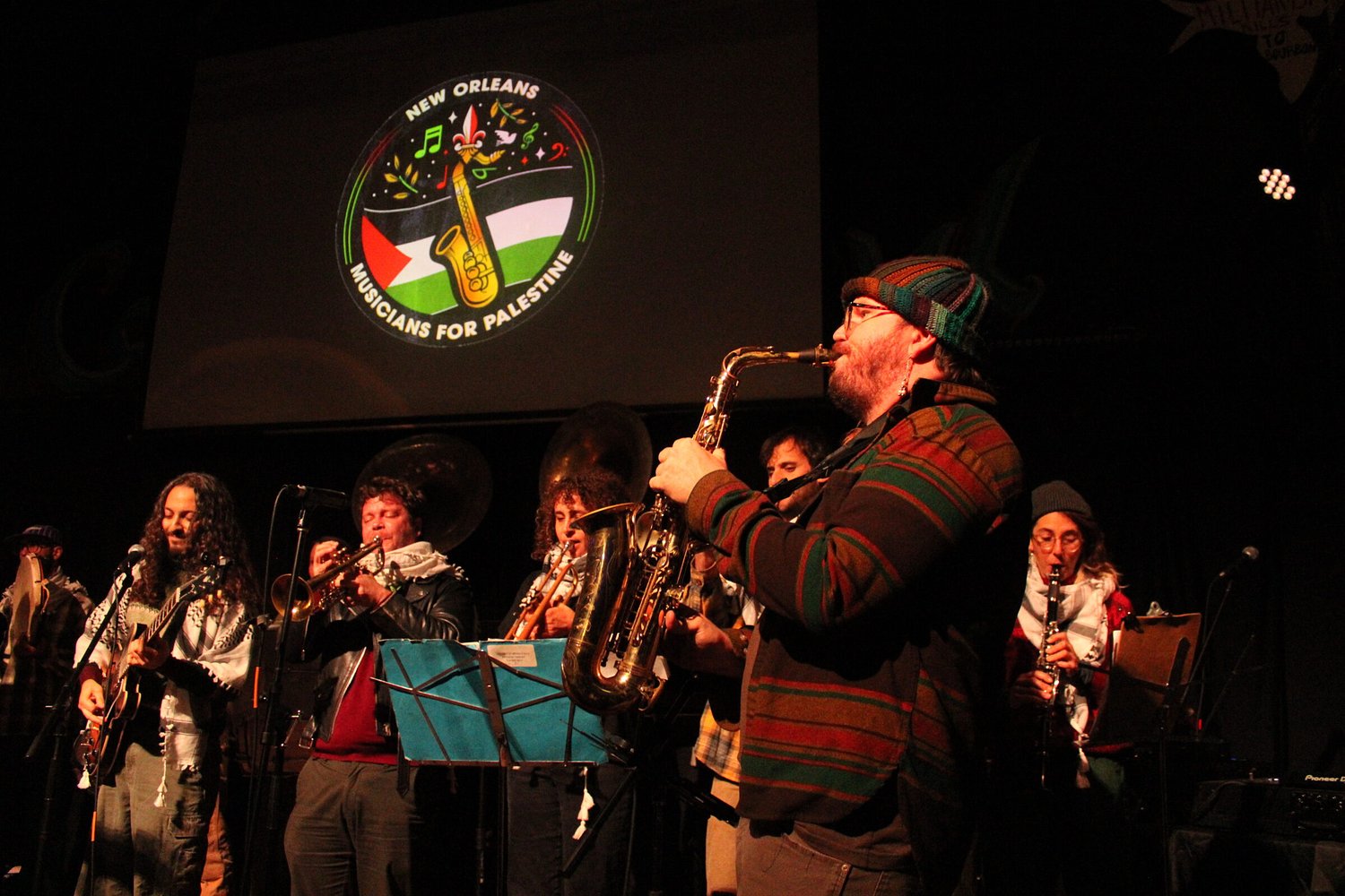 NOLA Musicians for Palestine mixes New Orleans brass tradition with calls for Palestinian freedom