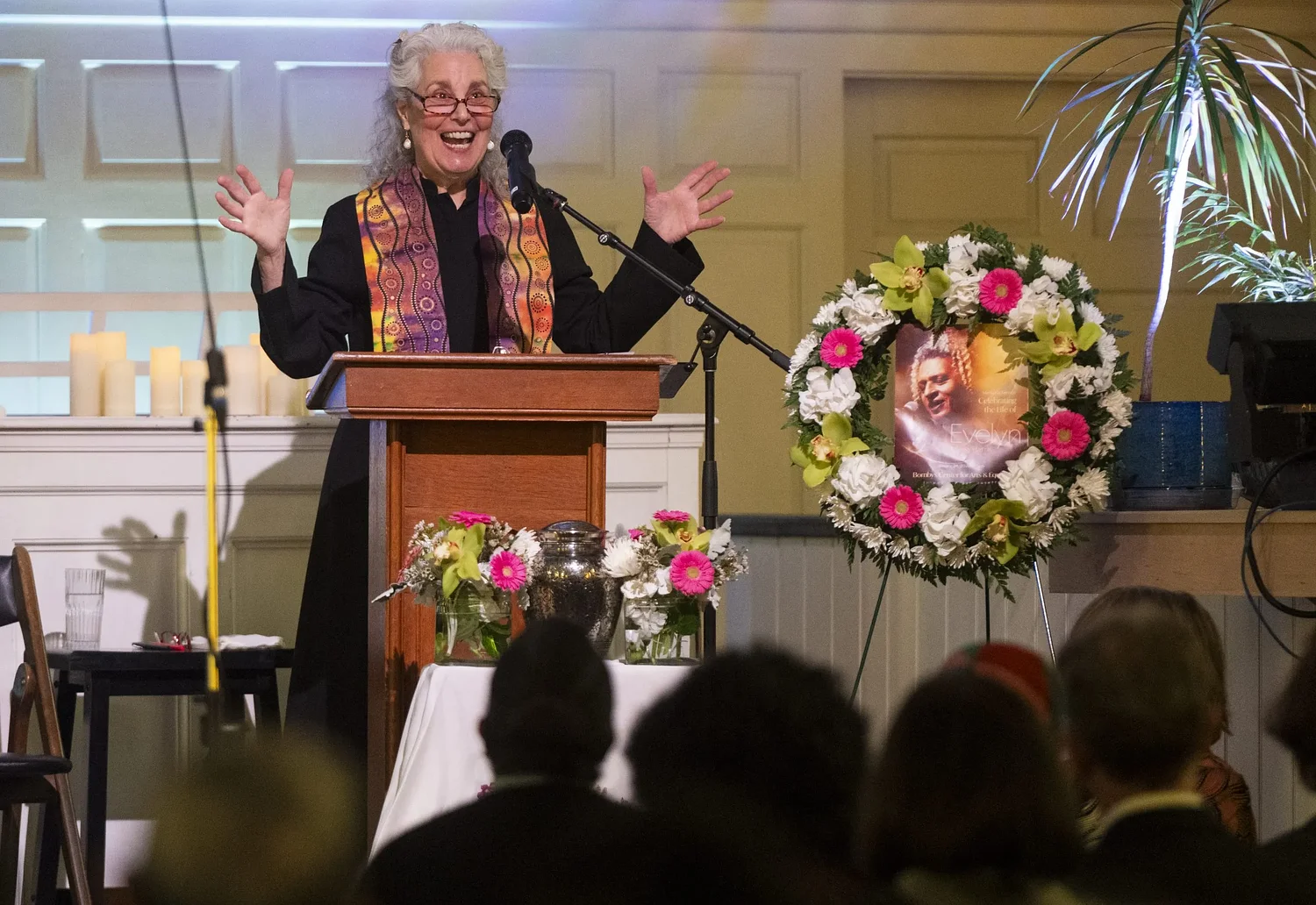 Celebrating Evelyn Harris: Her voice filled the room again