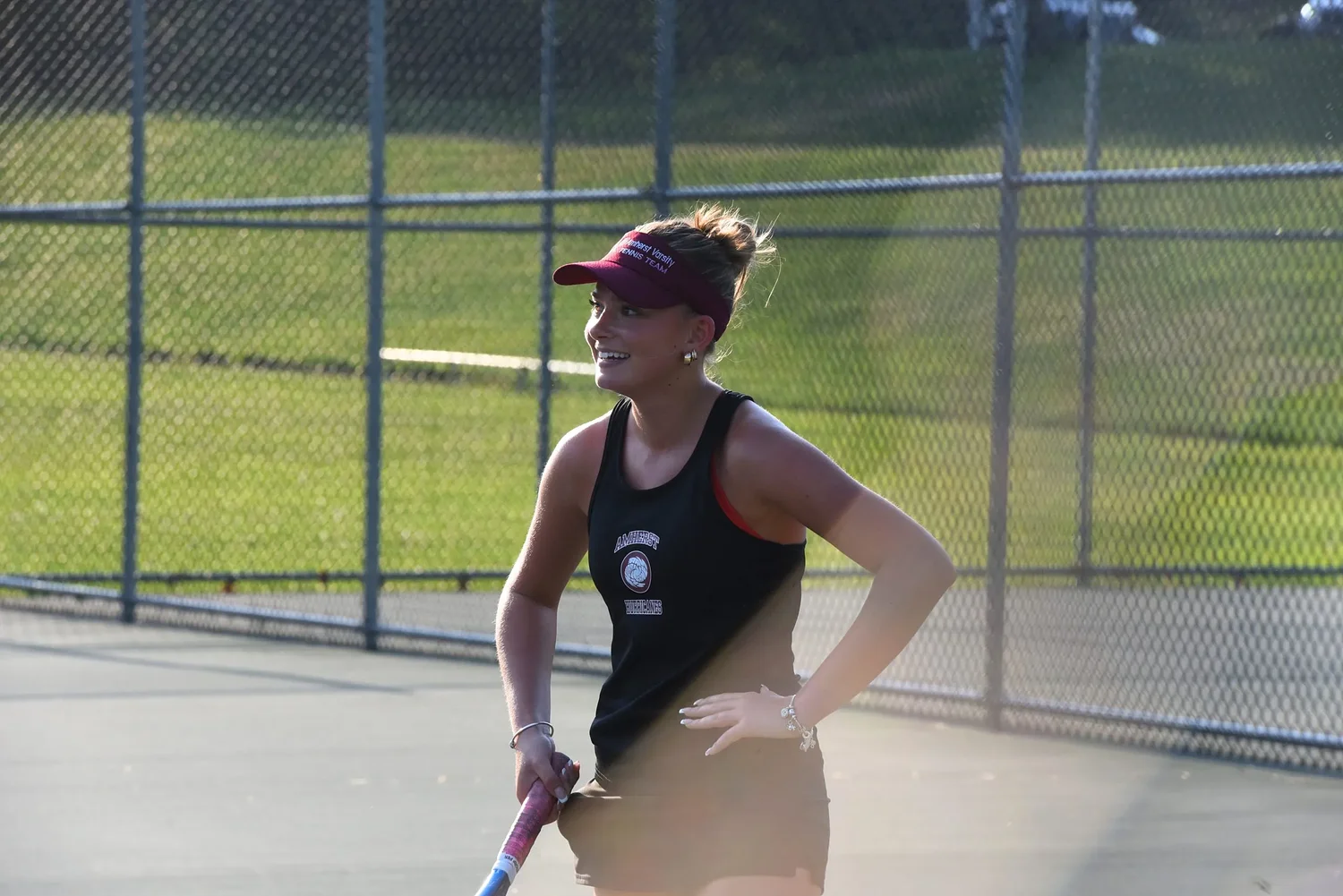Class A girls tennis: Amherst endures heat, downs East Longmeadow in semis