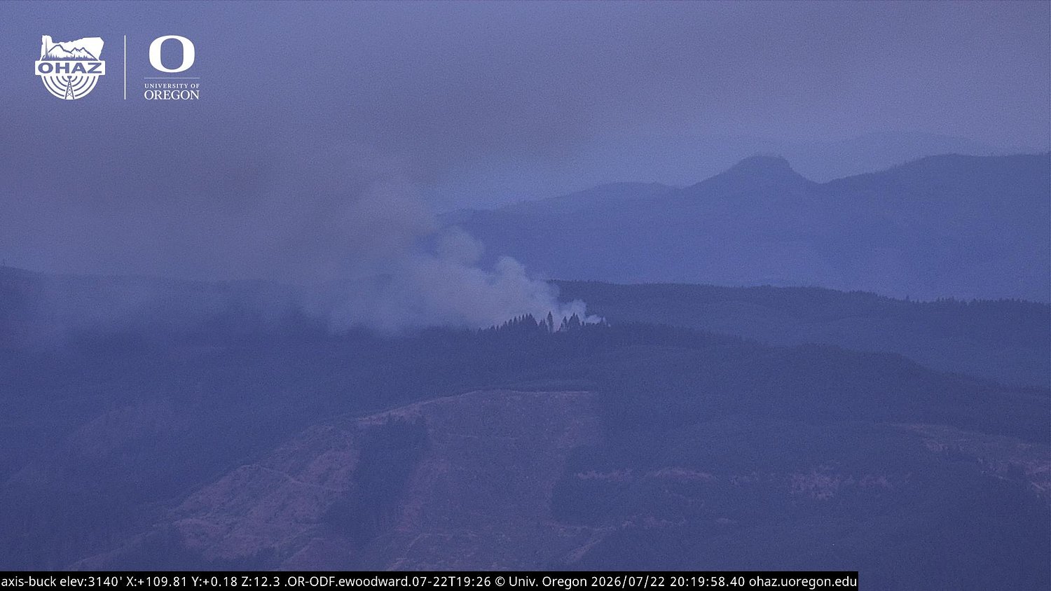 Hells Hill Fire ignites in Lane County