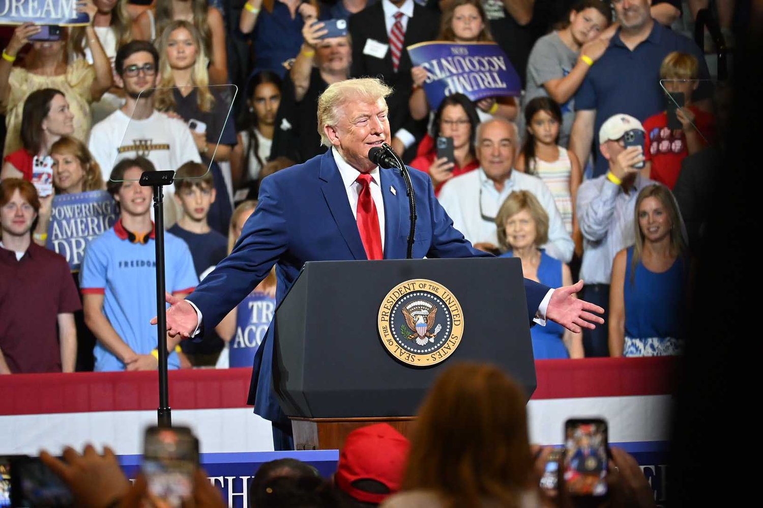 Trump highlights Republican candidates, urges Senate to pass SAVE Act during Cobb County visit