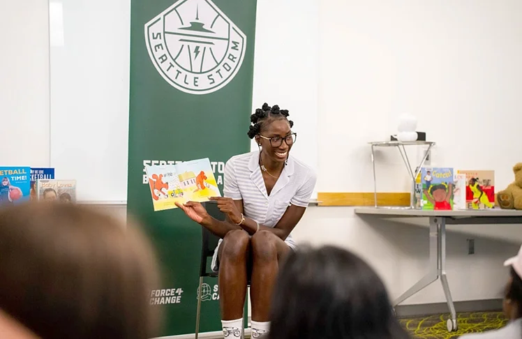 Seattle Storm Launches Year-Round Literacy Initiative For Young Readers