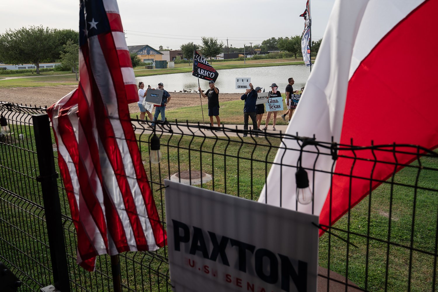 Paxton and Talarico open battle for South Texas with dueling rallies, diverging pitches