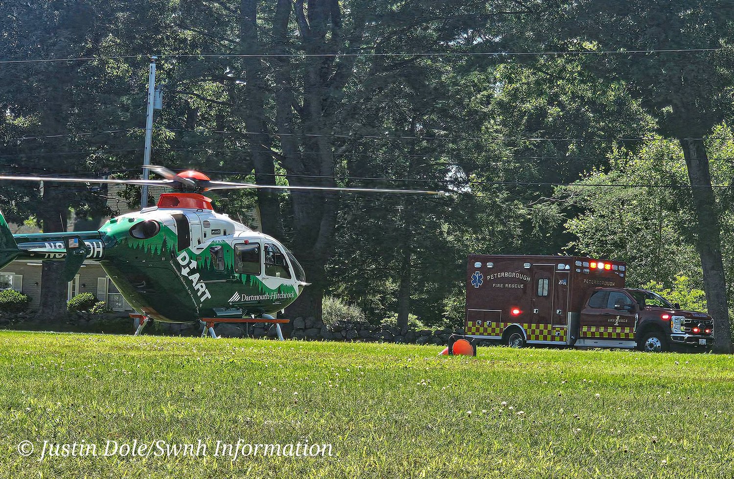 Two separate accidents prompt emergency response in Hancock area