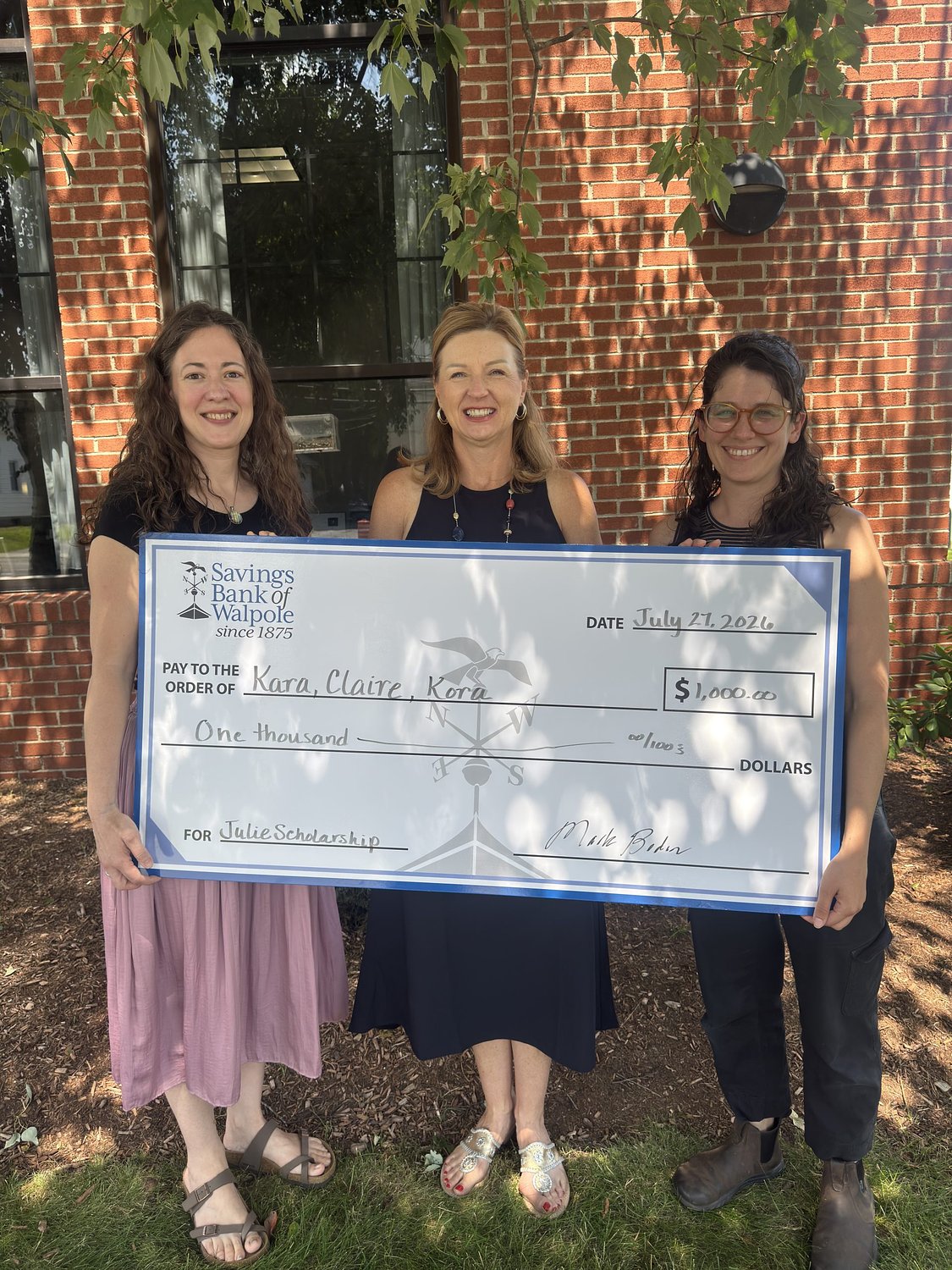 Working moms awarded $1,000 each through Julie Tewksbury scholarship