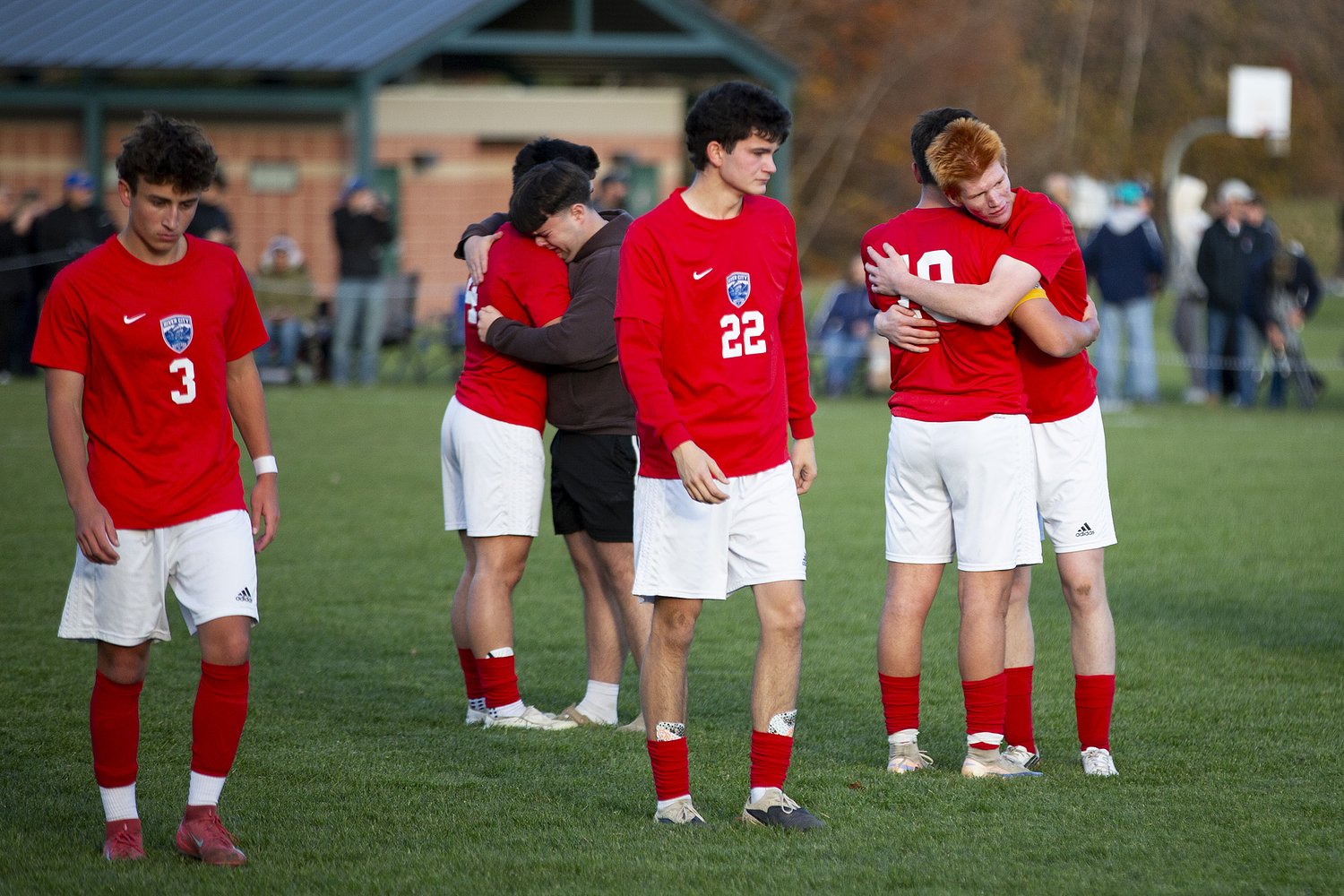 Hartford boys soccer succumbs to second-half Milton semifinal comeback
