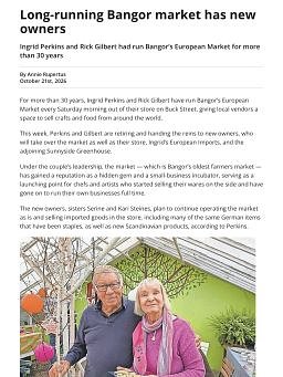 Long-running Bangor market has new owners