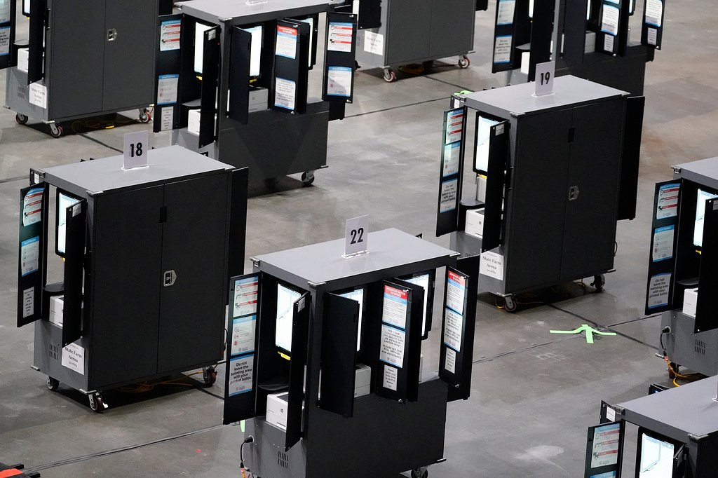 The secret ballot has been an article of faith in US elections. That's being tested in Georgia