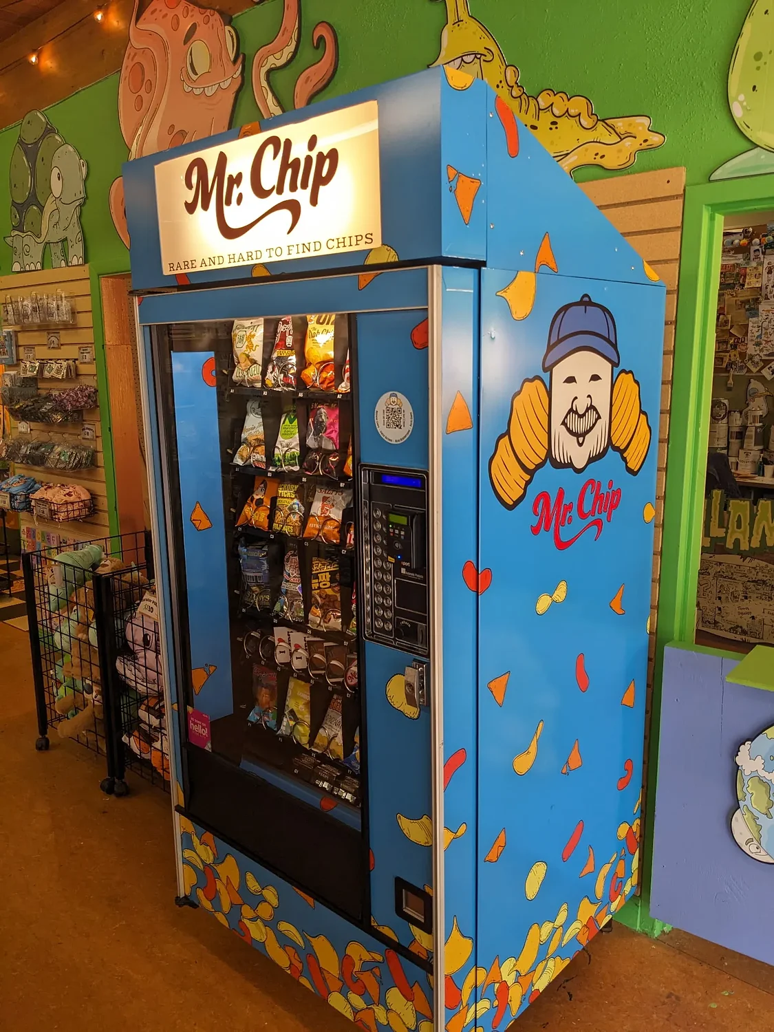 Mr. Chip Will Sell Hard-to-Find Snacks Out of an Art Studio
