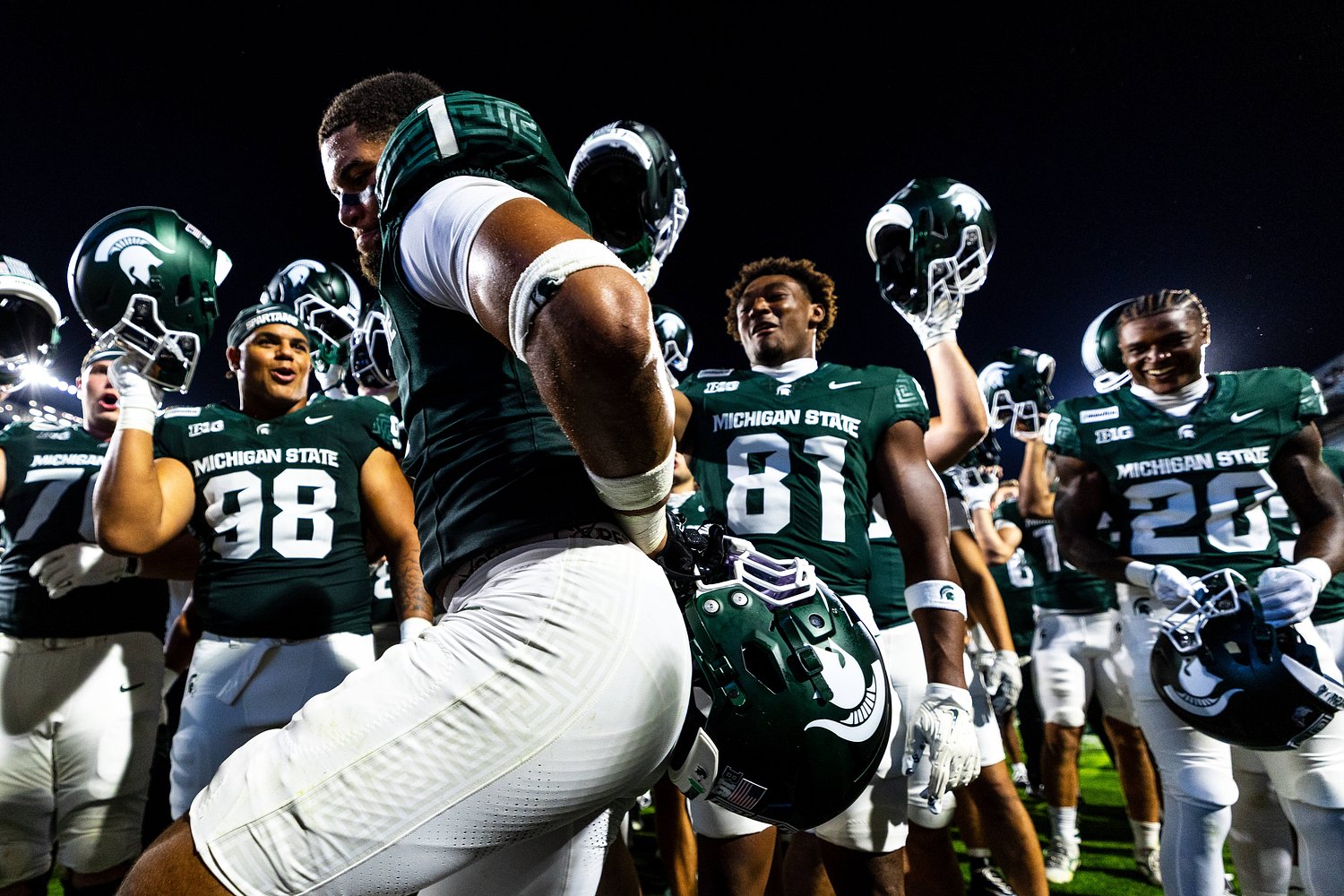 Overheard outside Michigan State’s locker room: Unwavering faith and no scared money
