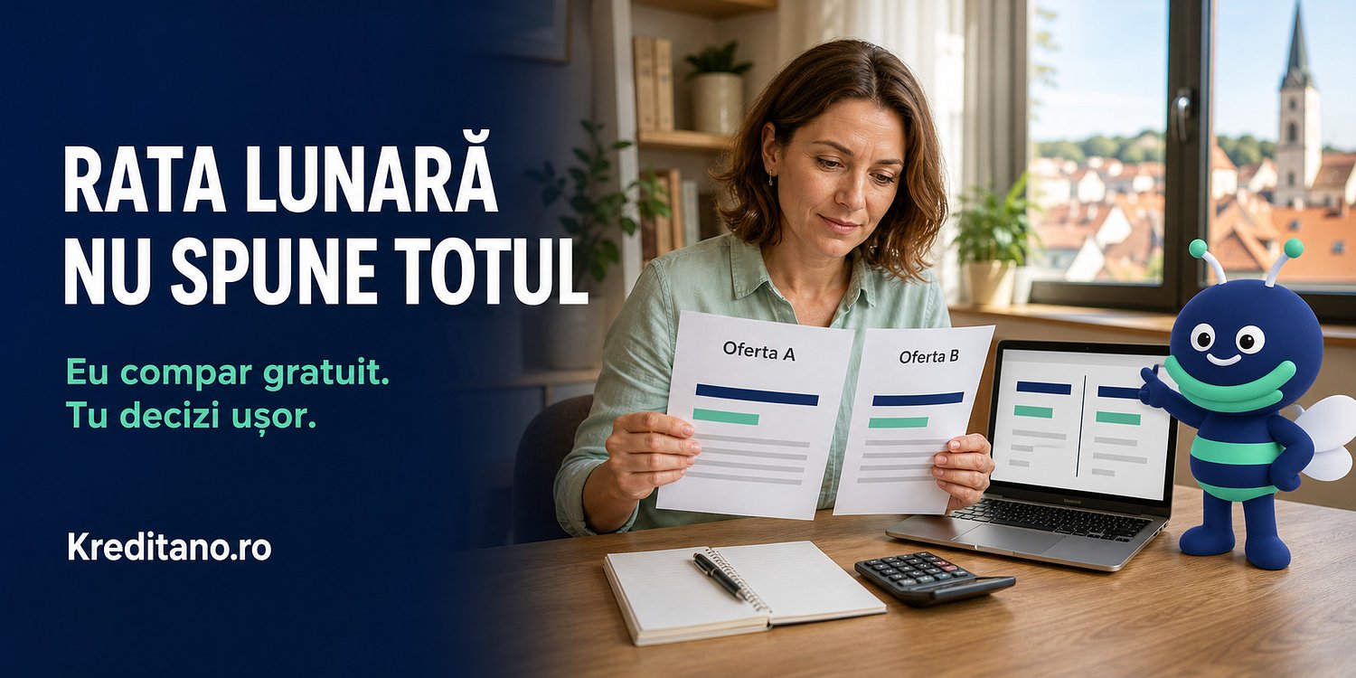 955 de lei sau 1.263 de lei pe lună? Creditul care pare mai ieftin te poate costa cu 10.756 de lei în plus