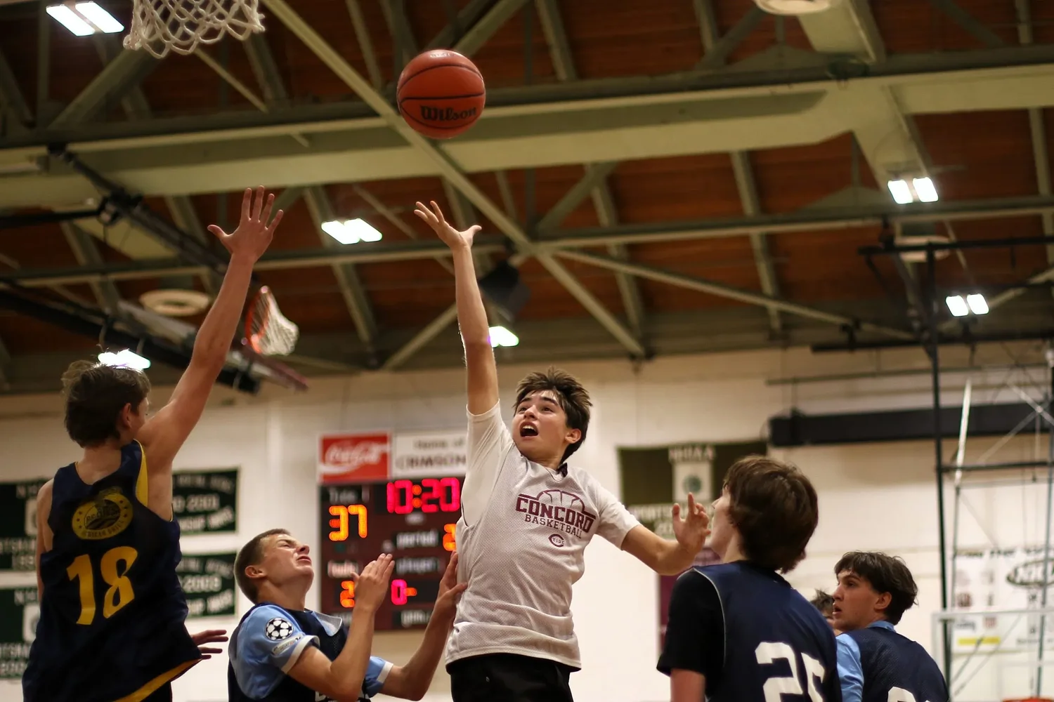 Young Concord basketball squad looks for progress in summer league as it builds up for winter NHIAA competition